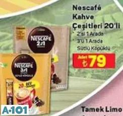 NESCAFE KAHVE ÇEŞİTLERİ 20'Lİ